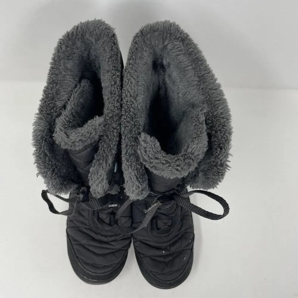 Columbia Youth Unisex Minx Mid III Waterproof Omni-Heat Black/Iceberg Size 3